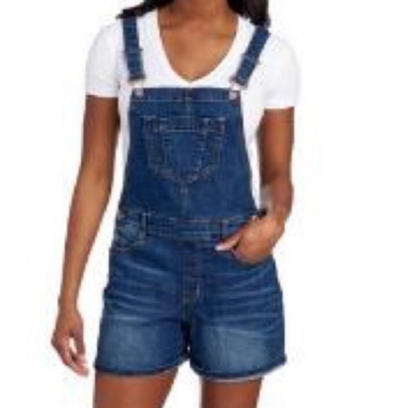 Jessica Simpson New Jean Short Overllas - Picture 6 of 6